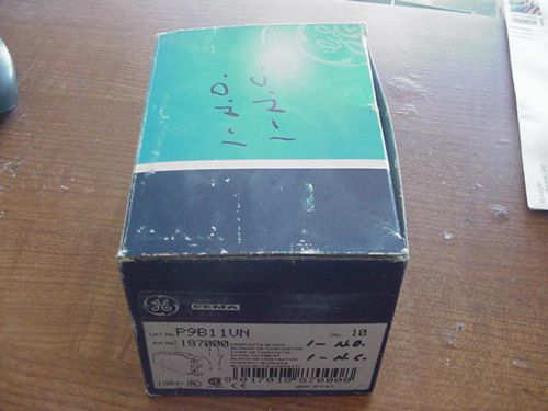 10PCS LOT GE CEMA P9B11VN.Contact block,General Electric.NEW IN SEALED BAGS