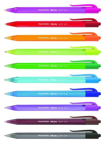 Paper Mate InkJoy 100RT Retractable BP Pens, Multicolor 16 pack - Free Shipping!