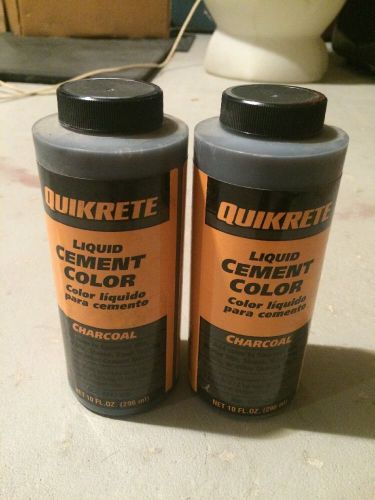2 Quikrete Charcoal Liquid Cement 1317-00!! New!!!