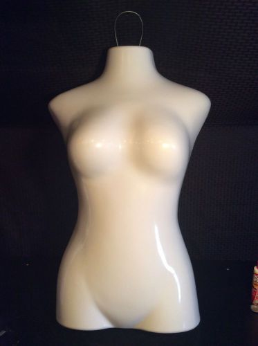 Female Hanging Mannequin Plastic White Display 27&#034;