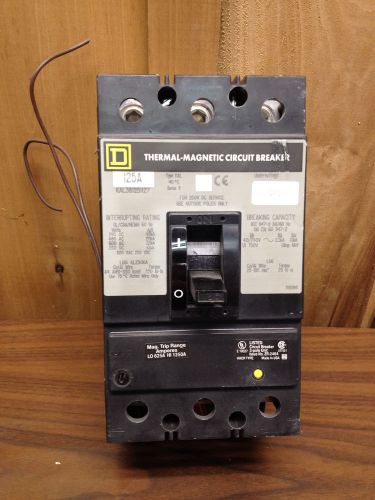 Square D KAL361251127 Kal 125 Amp Breaker 3 Pole