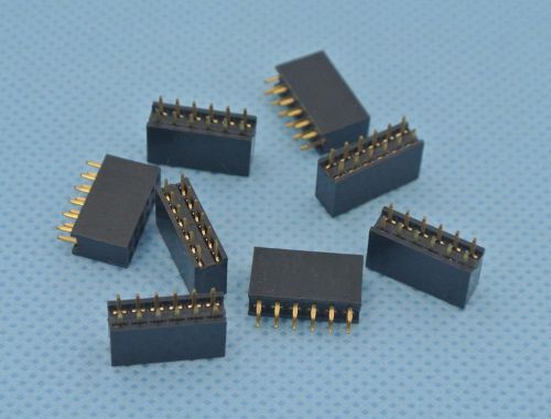 10pcs 2.54mm(.100&#034;) Female pin header,12pin 2x6pin,dual row pcb receptacle