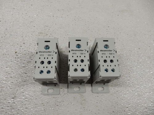 Lot of 3 weidmuller power distribution block 1879360000 for sale