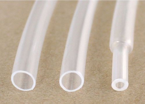 ?6mm adhesive lined 4:1transparent waterproof heat shrink tubing 1m tube sleeve for sale