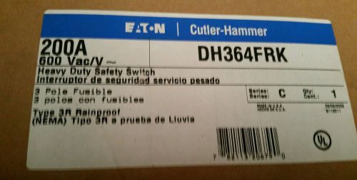 *SPECIAL* DH364FRK CUTLER HAMMER  200 AMP SAFETY OUTDOOR *NEW* LOT OF 5.