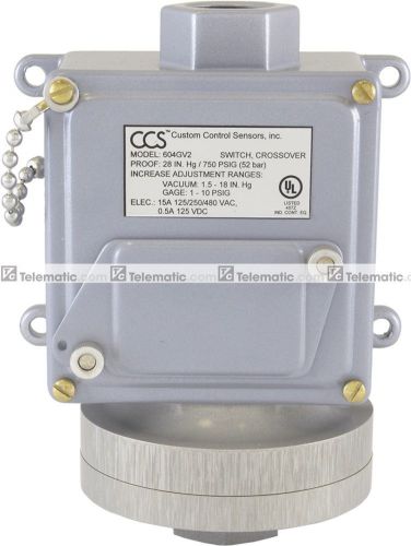 Ccs 604vz1-7011 non-hazardous areas adjustable pressure switch sst diaphragm for sale