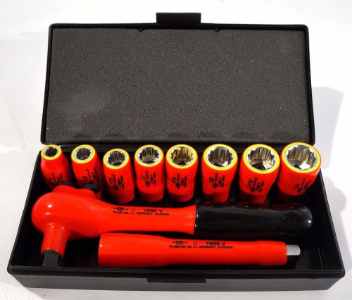 New wiha 10pc 3/8&#034; insulated socket set p/n: 31493 for sale