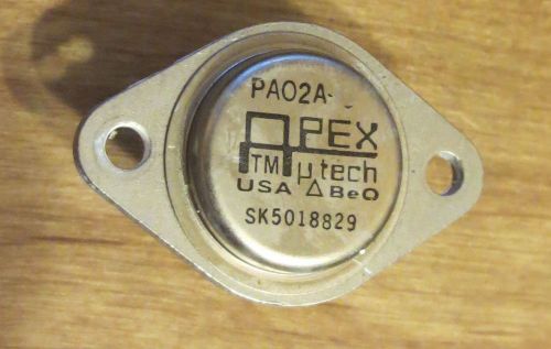 Apex pa02a power op amp 38v 5a 8-pin to-3 for sale