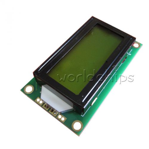 0802 lcd 8x2 character lcd display module 5v lcm yellow backlight for arduino for sale