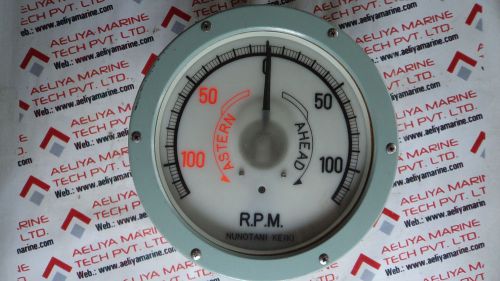 SHAFT REVOLUTION INDICATOR FL200SK - marine vintage rpm meter