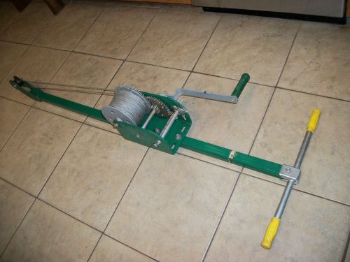 GREENLEE WINCH HAND CRANK CABLE PULLER MODEL 766 M5  NICE UNIT