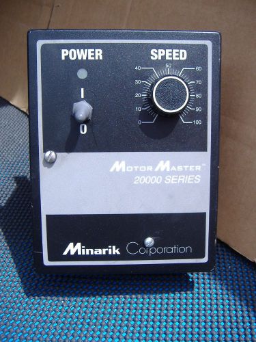Minarik Motor Master 20000 Series  MM23401C, 110/230VAC In,90/180VDC Out