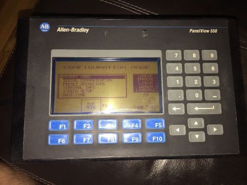 Allen bradley panelview 550  &#034;c series&#034;  rev-c 2711-k5a5 used good working cond for sale