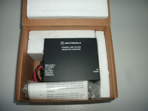 Motorola power line filter negative ground 12v tln5277e new in org. factory box for sale