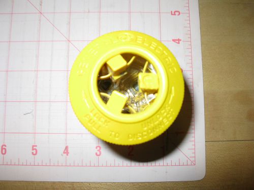 Ge 30 amp 125/250 volt  twistlock male cable connector for sale