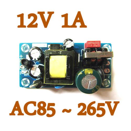 Ac110v 220v to 12v dc 1a 12w industrial power switching supply converter module for sale