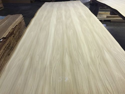 Wood Veneer Grey Elm 48x112 1 Piece 10Mil Paper Backed &#034;EXOTIC&#034; 1610 58