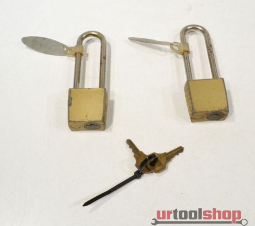 - lot of 2 corbin padlocks keyed alike 9807-279 for sale