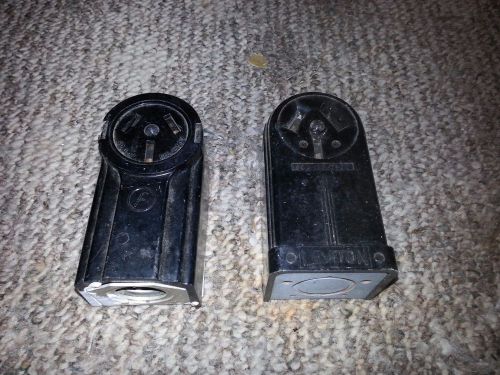 pair of dryer  or stove recepticles