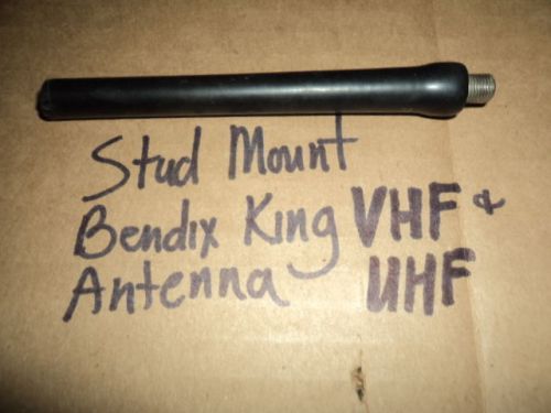 UHF &amp; VHF BENDIX KING Antenna STUD Mount BK Portable Radio Used 425-450 155-200