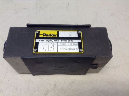 Parker CPMO3DDN 50 Hydraulic Check Valve 5000 PSI CPMO3DDN50 New