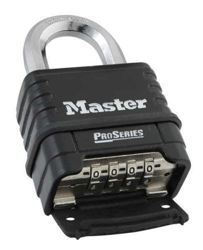 Master lock 1178d combination padlock, bottom, 4 dial, black for sale