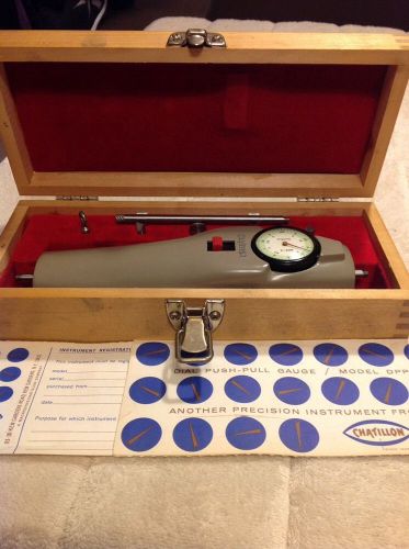 Chatillon dpp-5  mechanical dial push/pull gauge for sale