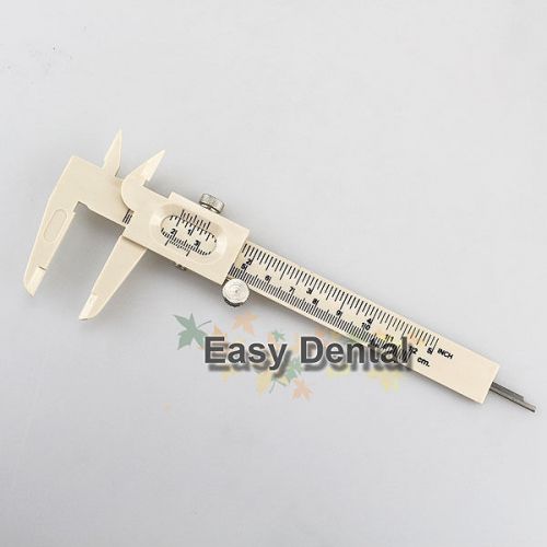 1 dental lab plastic slide gauge caliper ruler tool lockable or other use for sale