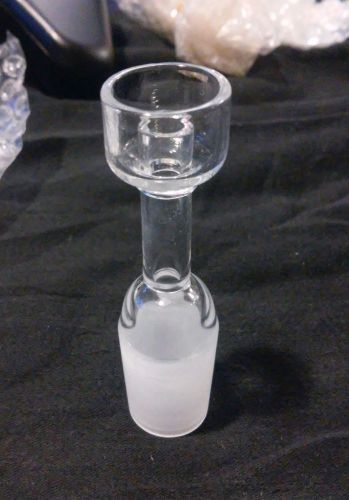 18mm Male Straight Quartz Honeyhole Banger Lab Glassware - NEW - High Quality