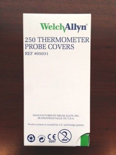 Welch Allyn Oral Disposable Thermometer Probe Covers 05031 Qty 250
