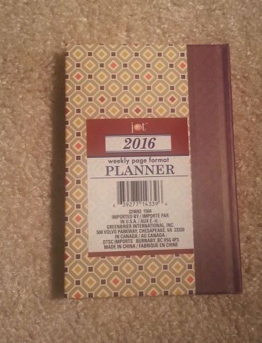 Diary and appointment book 2016