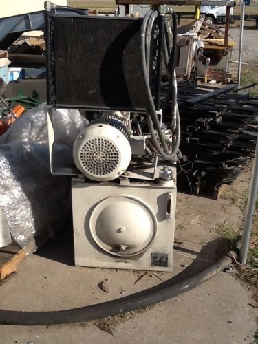 15hp hydraulic power unit with 50 gal tank for sale
