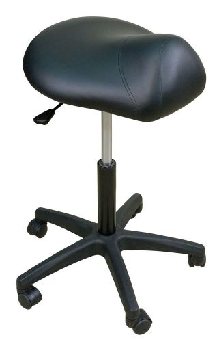 Oakworks height adjustable premium saddle stool blue grass for sale