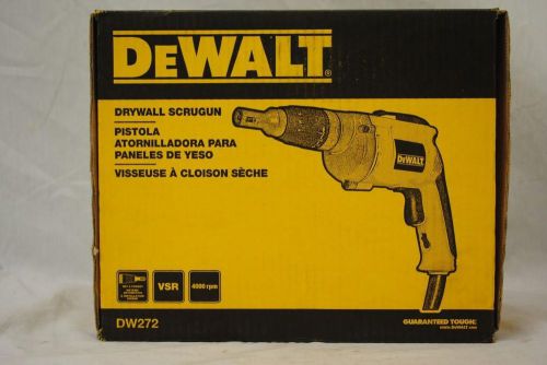 DeWalt DW272 4000 RPM Variable Speed Reversible Drywall Screwgun -New!