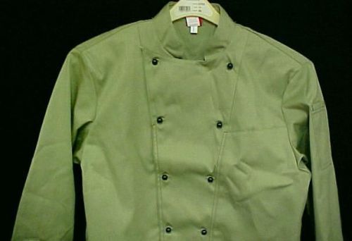 Dickies cw070302ca restaurant executive chef uniform jacket coat celery 38 new for sale