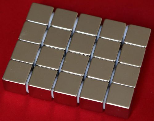 4 n48 neodymium magnets-3/4&#034; x 3/4&#034; x 3/4&#034; cube for sale