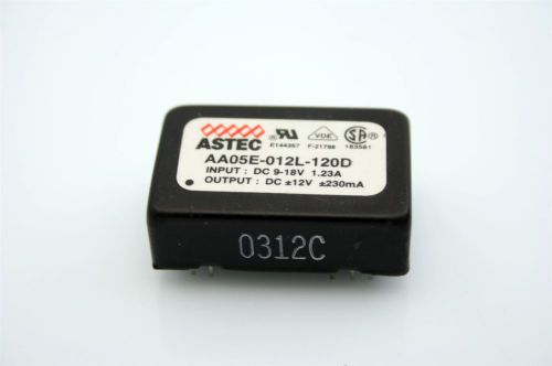 ASTEC Dual DC-DC Converter 9-18V 1.23A to +-12V 230mA AA05E-012L-120D