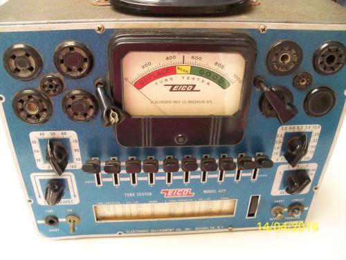 Vintage EICO Dynamic Conductance Tube Tester Model 625 Not working for Parts