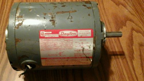 Dayton fan blower motor frame 48; model 5k909c; rpm1725 1/3hp 60h for sale
