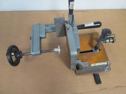 **mfg unknown** tenoning jig drill press vise 2-way clamp machine for sale