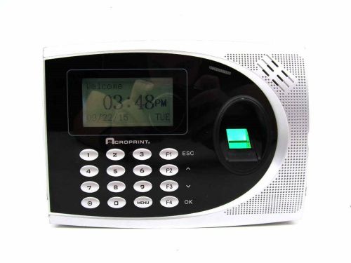 Acroprint u600 timeqplus biometric fingerprint reader attendance time clock for sale