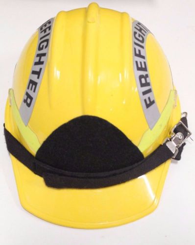 Bullard wildfire fh911c 911c firefighter yellow helmet hard hat size 6-1/2 - 8 for sale