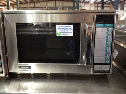 Sharp - r-22gtf - 1200 watt commercial microwave oven for sale