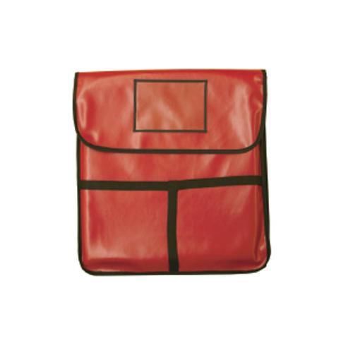 New Red Pvc Pizza Delivery Bag 5&#034;H X 20&#034;W X 20&#034;L Thunder Group