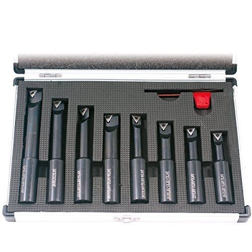Hhip 1001-0708 8 piece 3/4 inch round shank indexable boring bar set for sale