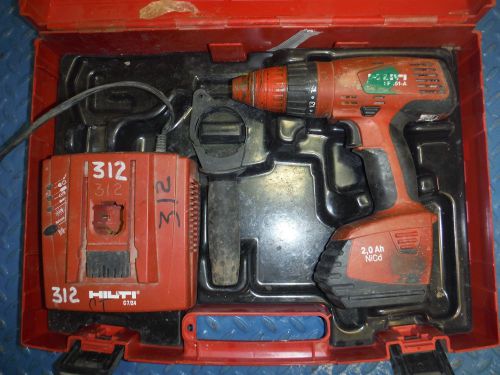 HILTI SF 151-A CORDLESS VARIABLE SPEED 1/2&#034; DRILL / DRIVER W/ BATTERY / CHARGER!