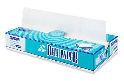 500 Grease Proof Deli Paper Interfolded Dry Wax Paper Sandwich, Hamburgers,