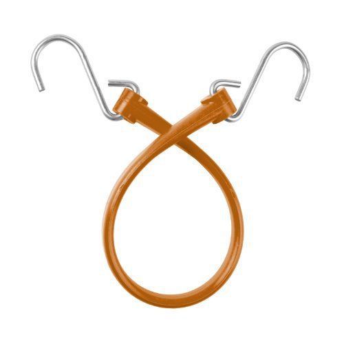 NEW The Perfect Bungee 13-Inch Strap with Galvanized Steel S-Hooks  Tan