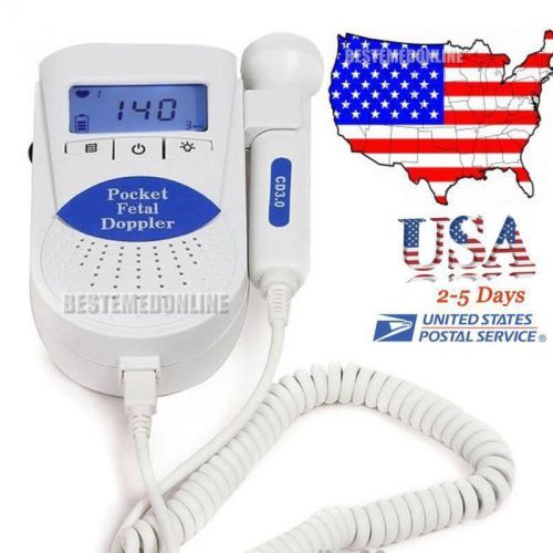 USA Fast Ship! Sonoline Fetal doppler Baby Prenatal Heart Monitor 3mhz Probe Gel