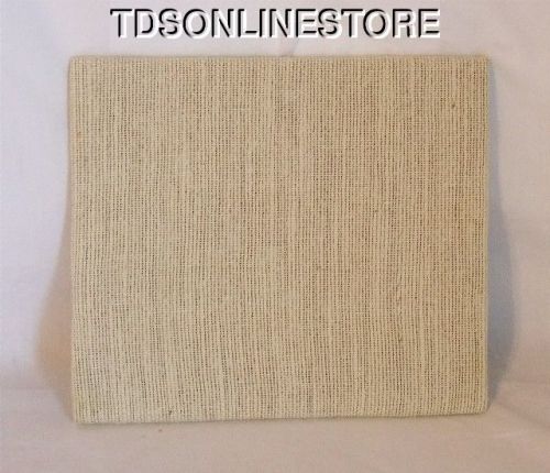 LOT OF4 LINEN NATURAL COLOR FLAT PADS 7 3/4&#034; BY 6 3/4&#034;